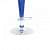 Glossy Finish Plastic Bar Stool With Aluminum Base - top_view