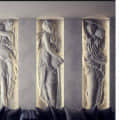 Roman Lady Wall Art Sculpture - left_view