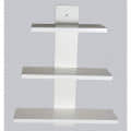 White Mounted Wall Shelve - rear_view