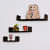 Wooden U Shape Wall Shelf - top_view