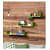 Wooden U Shape Wall Shelf - front_view