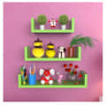 Wooden U Shape Wall Shelf - top_view