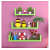 Wooden U Shape Wall Shelf - top_view