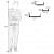 Ballon Wooden U Shape Wall Shelf In White - rear_view