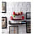 Ballon Wooden U Shape Wall Shelf (Red & Black) - front_view