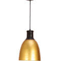 Brass & Black Hanging Lamp - rear_view