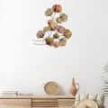 Multicolor metal wall hanging - top_view
