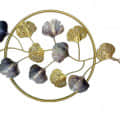 ginkgo floral leaves Decor Metal Wall Art - photo