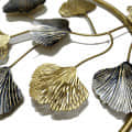 ginkgo floral leaves Decor Metal Wall Art - front_view