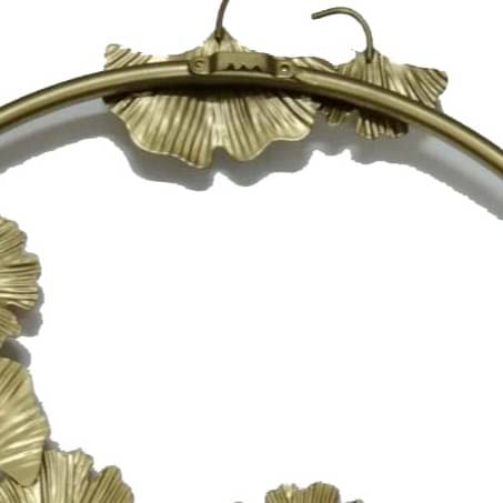 Ginkgo Leaf  floral Gold Metal Wall Art
