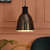 Antique & Black Hanging Lamp - photo
