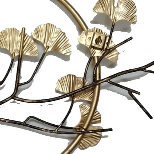 3d Round Metal Home Decor Wall Hanging - top_view