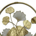 Golden Round Metal Wall Art Wall Hanging - top_view