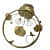 Metal Wall Hanging With Small Birds - top_view