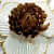 Beautiful Metal Wall Art With Small Flower - rear_view
