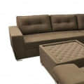 Contemporary Style L Shape Sofa - front_view