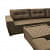 Contemporary Style L Shape Sofa - front_view