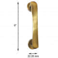 Pull Handle For Door With Antique Finish - front_view