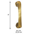 Pull Handle For Door With Antique Finish - rear_view