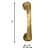 Pull Handle For Door With Antique Finish - rear_view