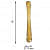 Pull Handle For Door With Gold & Silver - front_view