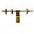 Antique Brass Aldrop For Door - rear_view