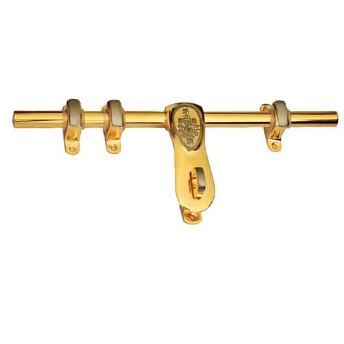 Gold & Silver Finish Brass Door Aldrop