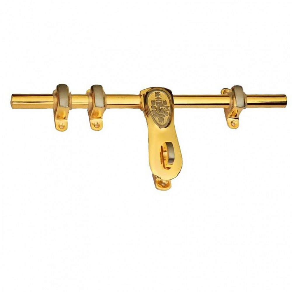 Gold & Silver Finish Brass Door Aldrop - photo
