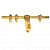 Gold & Silver Finish Brass Door Aldrop - photo