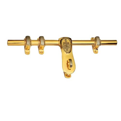 Gold & Silver Finish Brass Door Aldrop