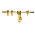 Gold & Silver Finish Brass Door Aldrop - rear_view