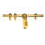Gold & Silver Finish Brass Door Aldrop - rear_view