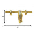 Door Antique Brass Aldrop - front_view