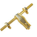 Door Antique Brass Aldrop - top_view