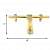 Brass Aldrop in Silver & Gold Colour - front_view