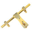 Brass Aldrop in Silver & Gold Colour - top_view