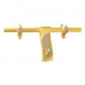 Aldrop For Door in Silver & Gold Colour - rear_view