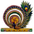 Krishna wooden Keyholder - top_view