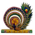 Krishna wooden Keyholder - left_view