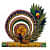 Krishna wooden Keyholder - left_view