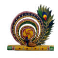 Krishna wooden Keyholder - bottom_view