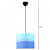 Blue Shaded Printed Hanging/Ceiling Lamp - rear_view