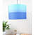 Blue Shaded Printed Hanging/Ceiling Lamp - front_view