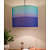 Blue Shaded Printed Hanging/Ceiling Lamp - top_view
