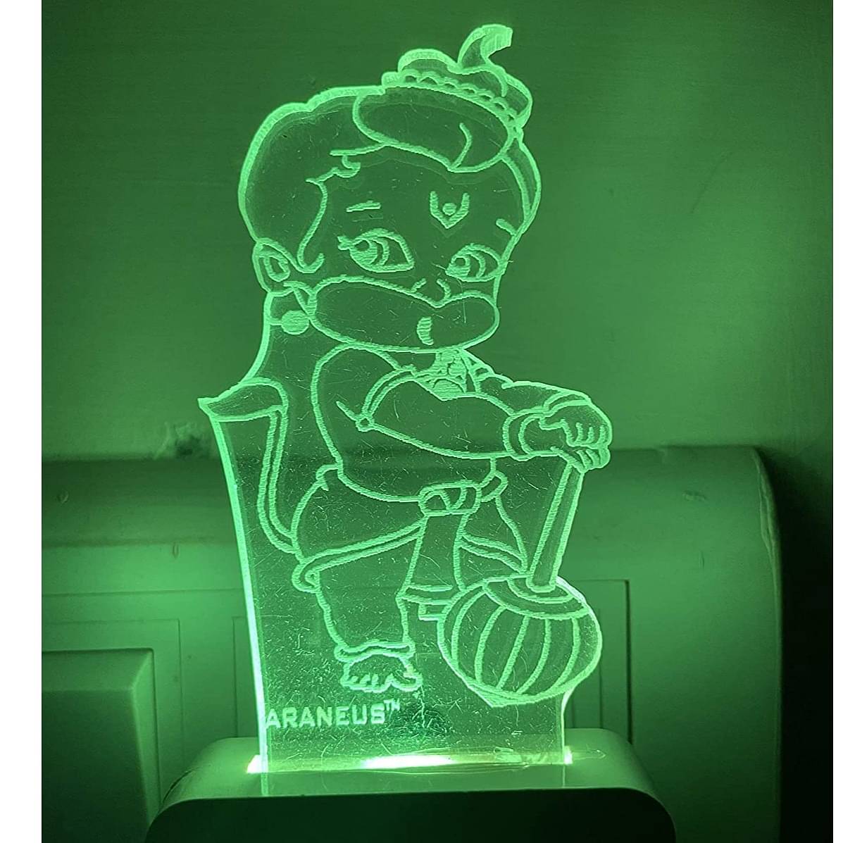 Bal Hanuman 3D Illusion  Night Lamp