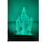 3D Lord Hanuman LED Night Lamp - front_view