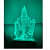 3D Lord Hanuman LED Night Lamp - rear_view
