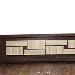 Wooden King Size Box Bed - front_view