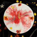 Round Resin Wall Clock 12 inch - front_view