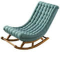 Rocking Cushion Chair (Green) - front_view